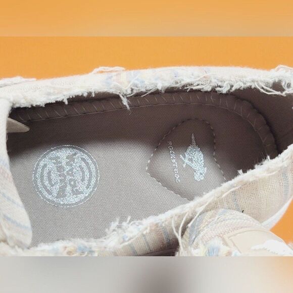 Rocket Dog Women's Size 8.5M Natural Afina Rumney Stripe Cotton Slip-on Sneakers - Picture 5 of 7